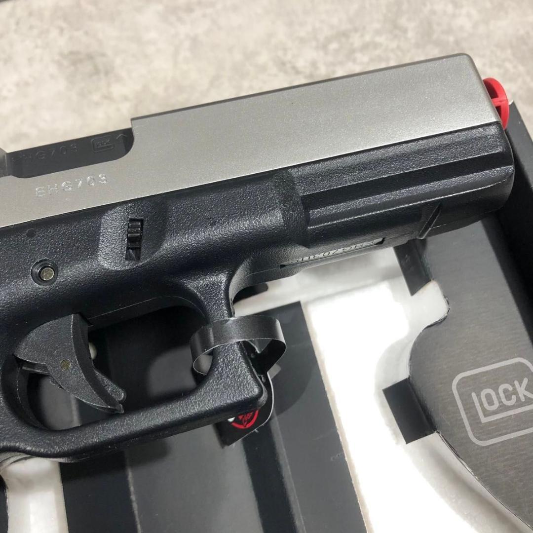極美品 東京マルイ GLOCK 18C グロック エアガン シルバースライド