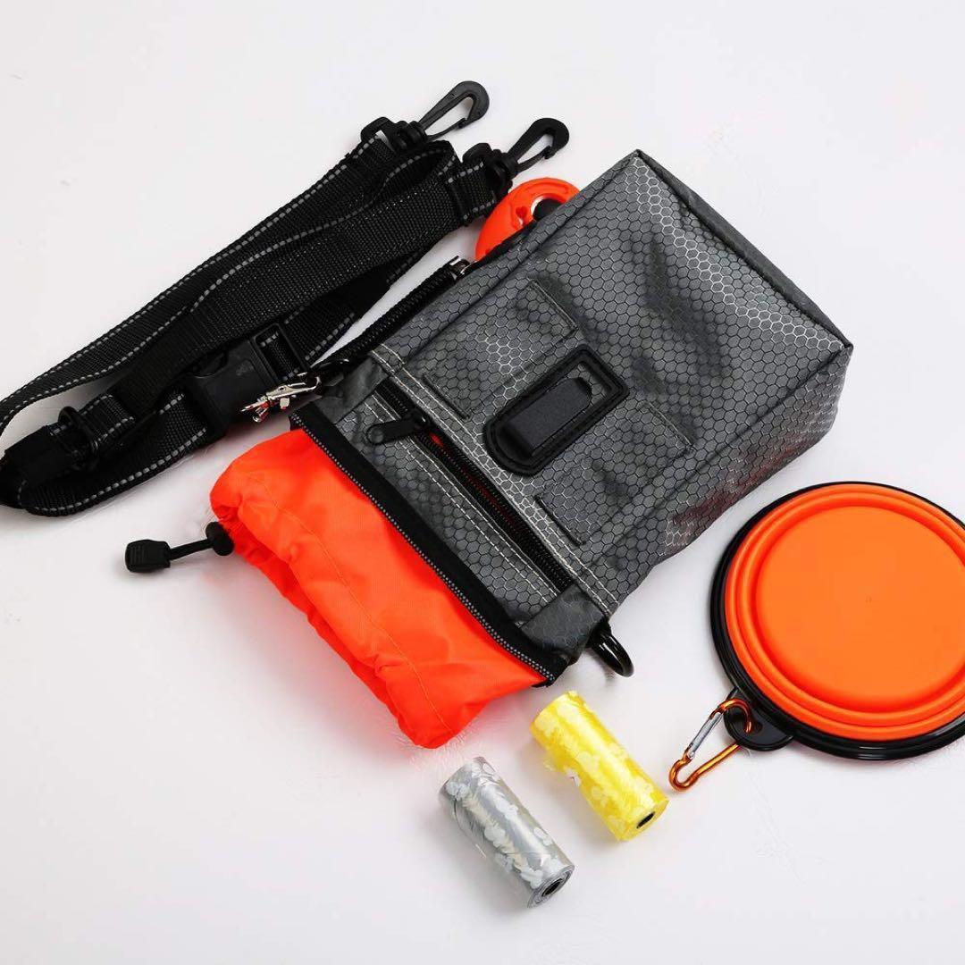 お散歩 バッグ 犬 ペット アウトドア トリートバッグ フードホルダー