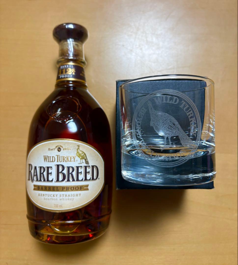 ウイスキー ワイルドターキーレアブリード 700ml 56% ターキーグラス付