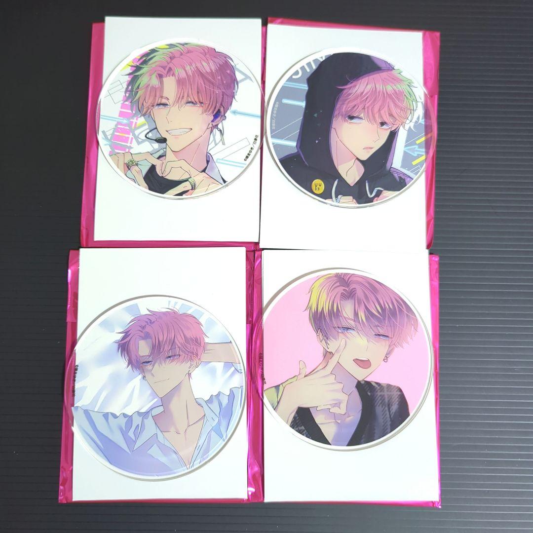 福原多聞　トレーディングアクリルコースター　4枚セット　①