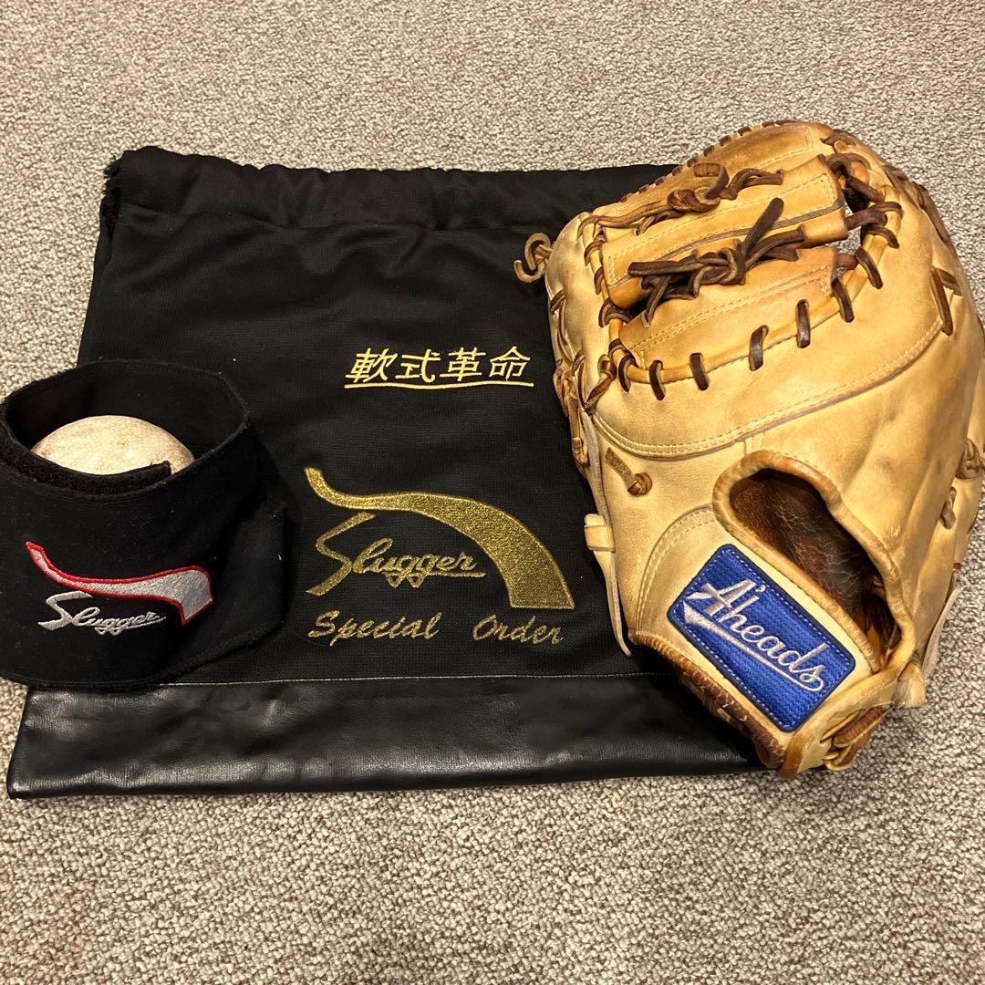 軟式革命　左投げ　ファーストミット　　久保田スラッガー　レア