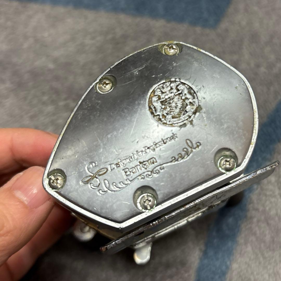 シマノ★バンタム100★国産オールドベイトリール★ウッドノブ★