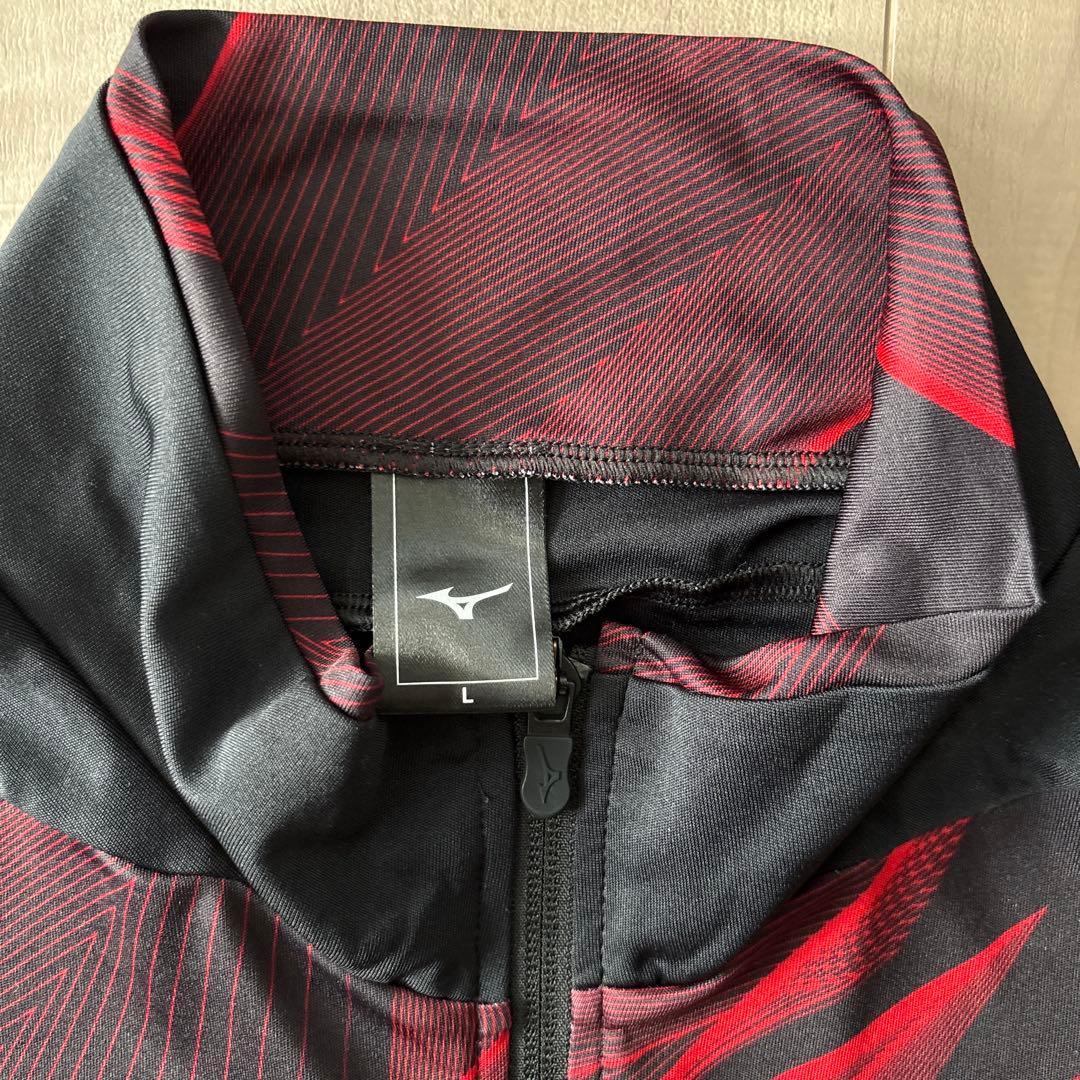 Mizuno ジャージ上下セット Lサイズ XLサイズ黒赤　MTC