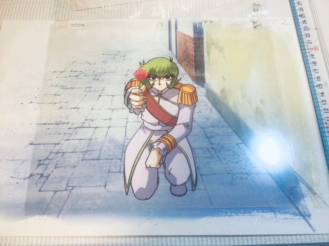 ◉当時物・人気日本アニメ・セル画・入手困難品◉ベルサイユのばら・背景つき・美品◉