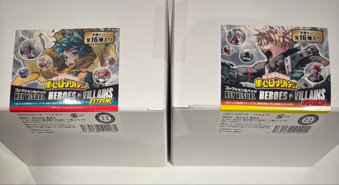 僕のヒーローアカデミア ヒロアカ　原画展　缶バッジ