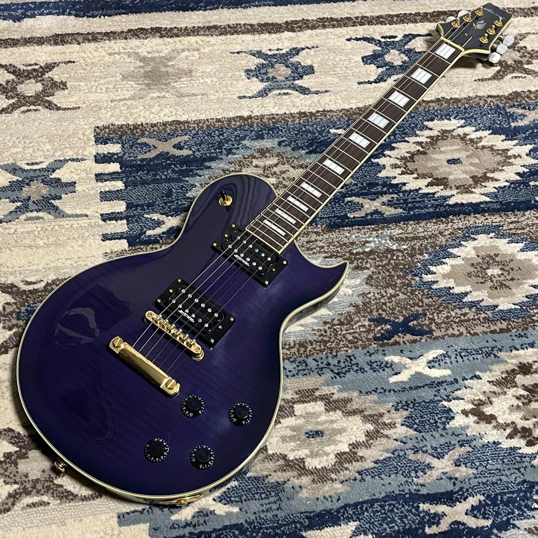 AriaproII PE-DLX パープル アリアプロ2 レスポール