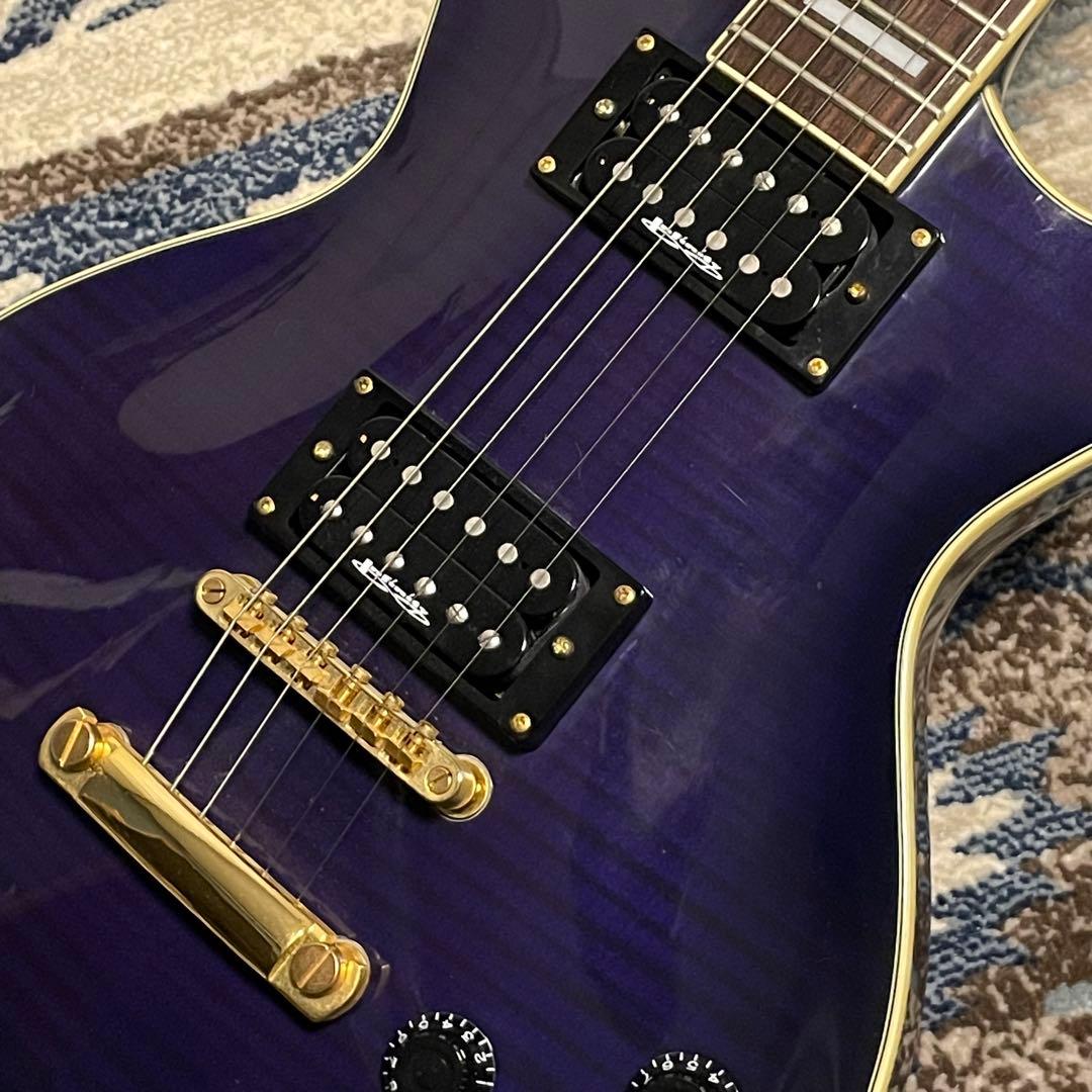 AriaproII PE-DLX パープル アリアプロ2 レスポール