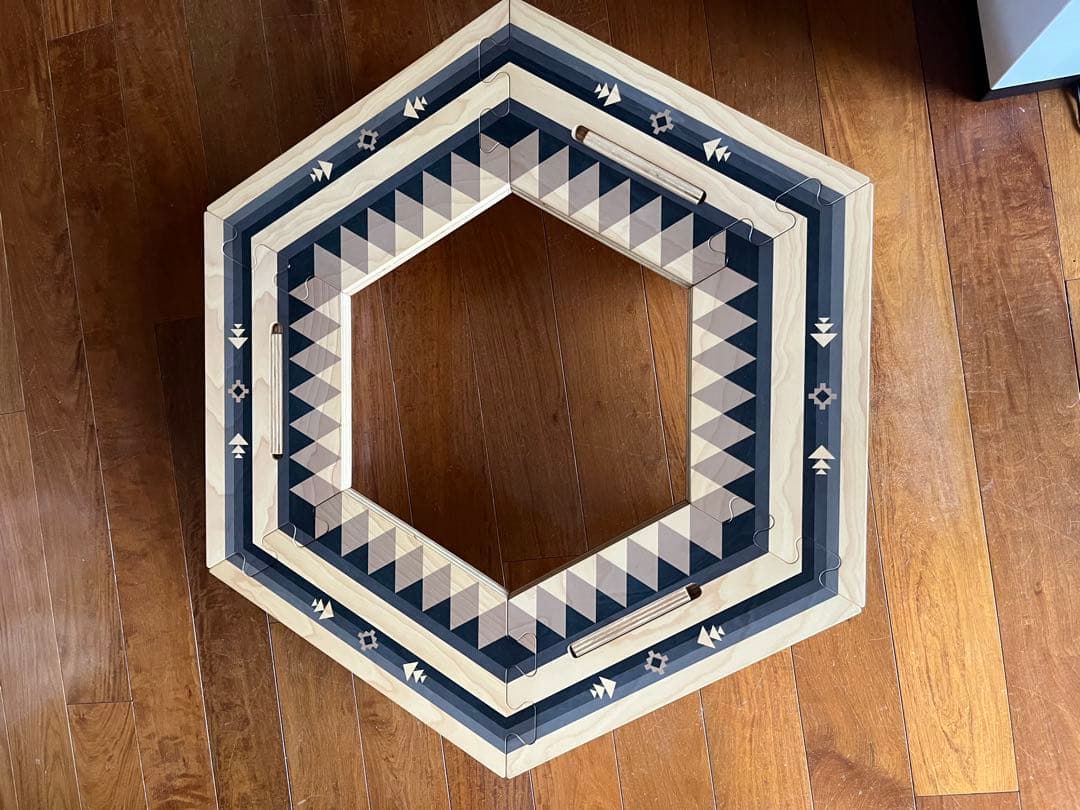 ヘキ次郎ンドル黒　TheArth ヘキサテーブル