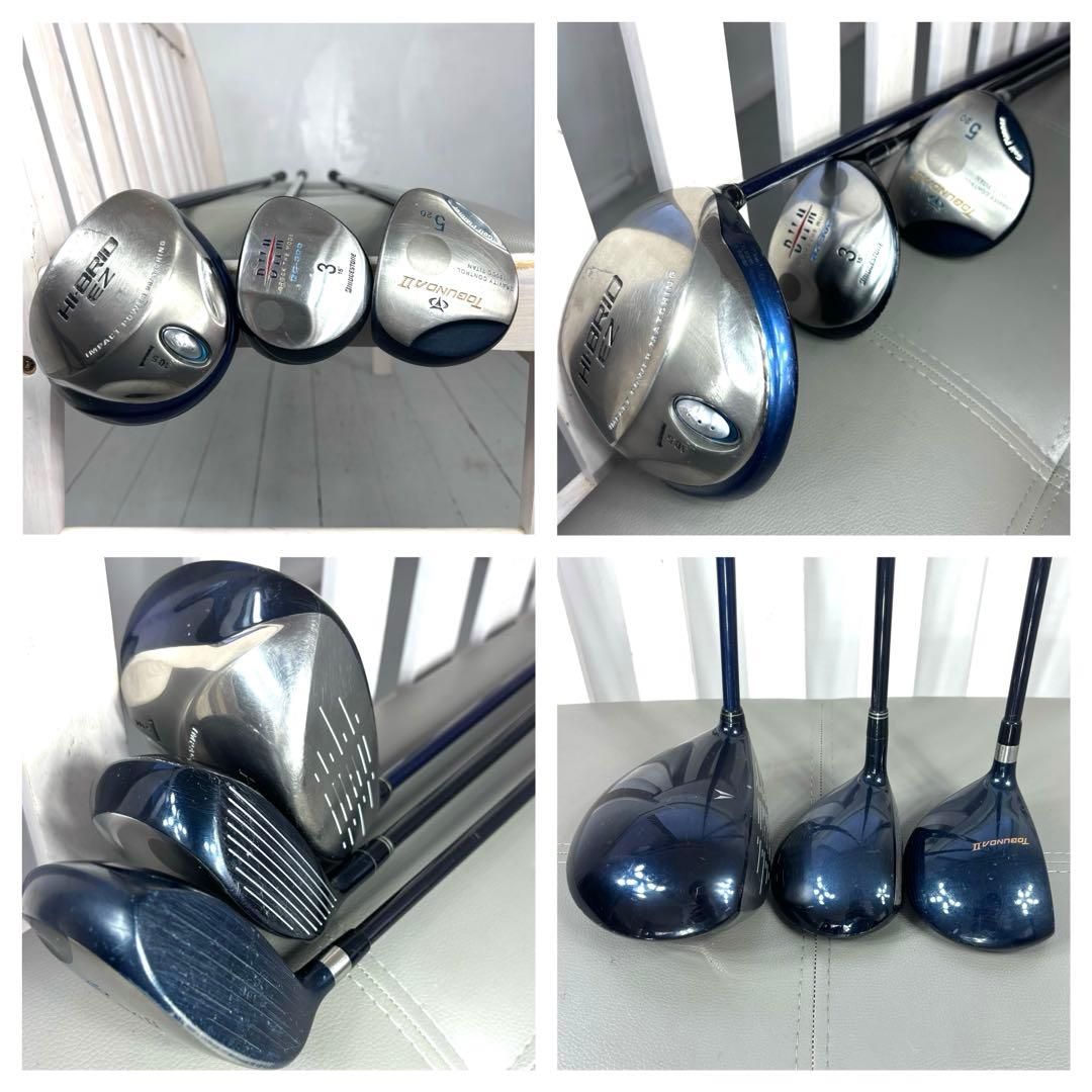 本格派 メンズゴルフクラブ 13本 フルセット ゴルフセット　豪華 お試しセット