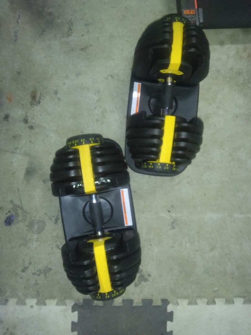 美品！MRG可変式ダンベル 24kg 2個セット引き取りで！！