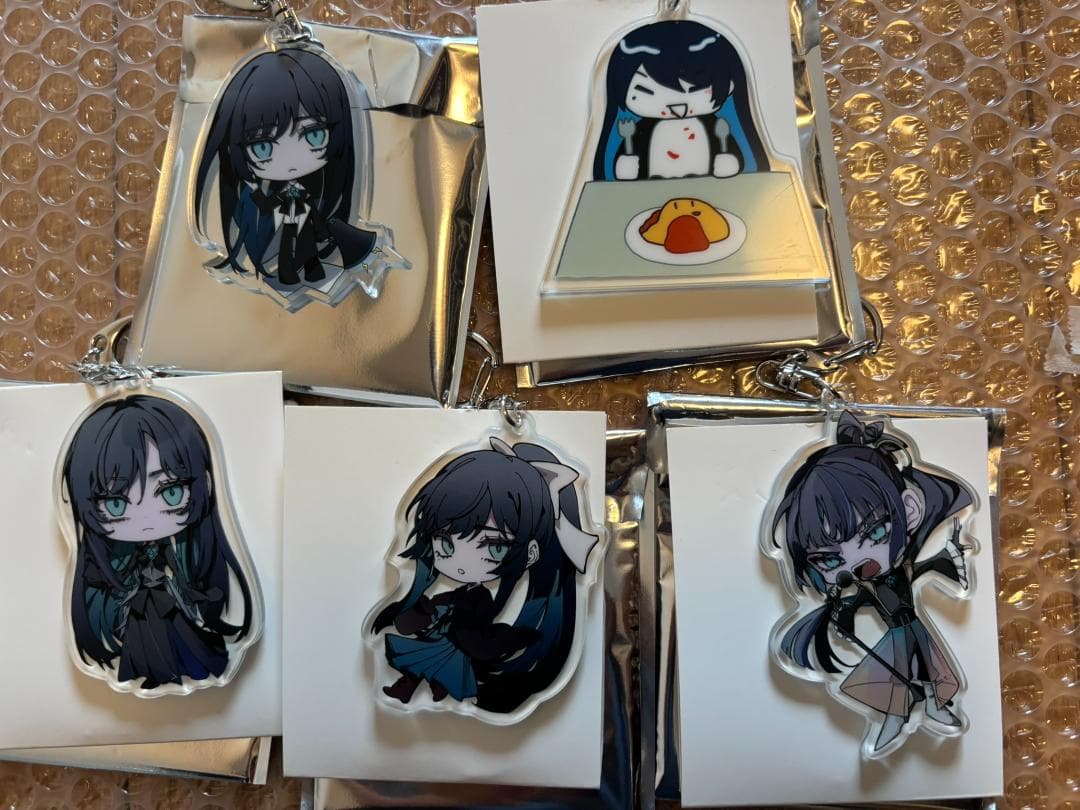 Ado つやりつやりアクリルキーホルダーズ　hibana コンプ 5種セット