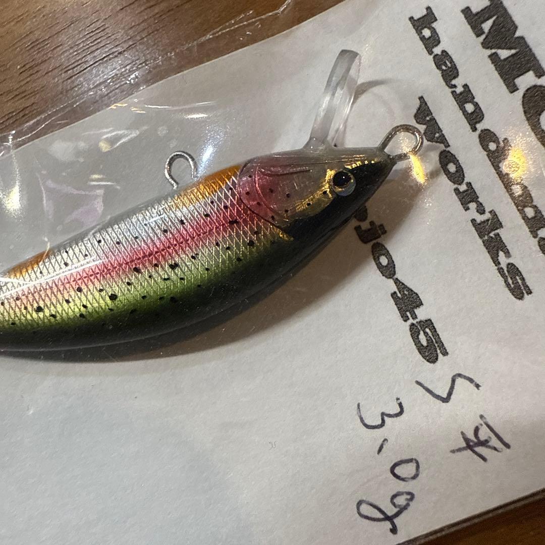 MOJO handmade works モジョバルサミノーS 平3.0g 虹鱒
