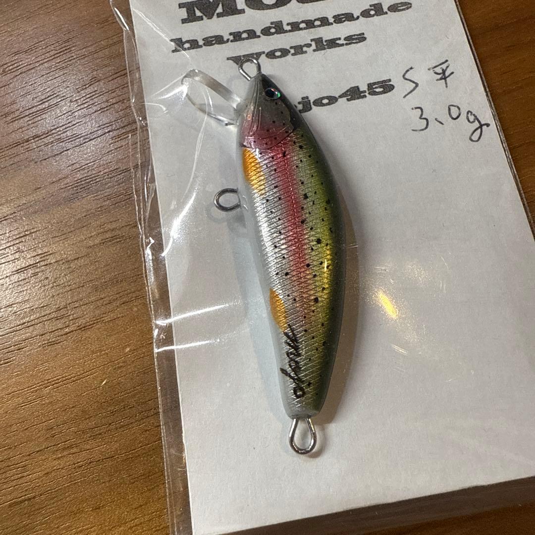 MOJO handmade works モジョバルサミノーS 平3.0g 虹鱒
