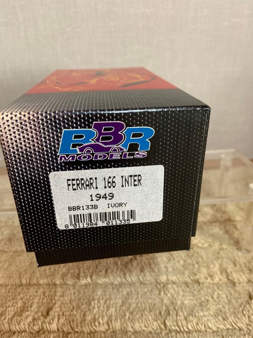 BBR Models Ferrari 166 Inter 1949 アイボリー