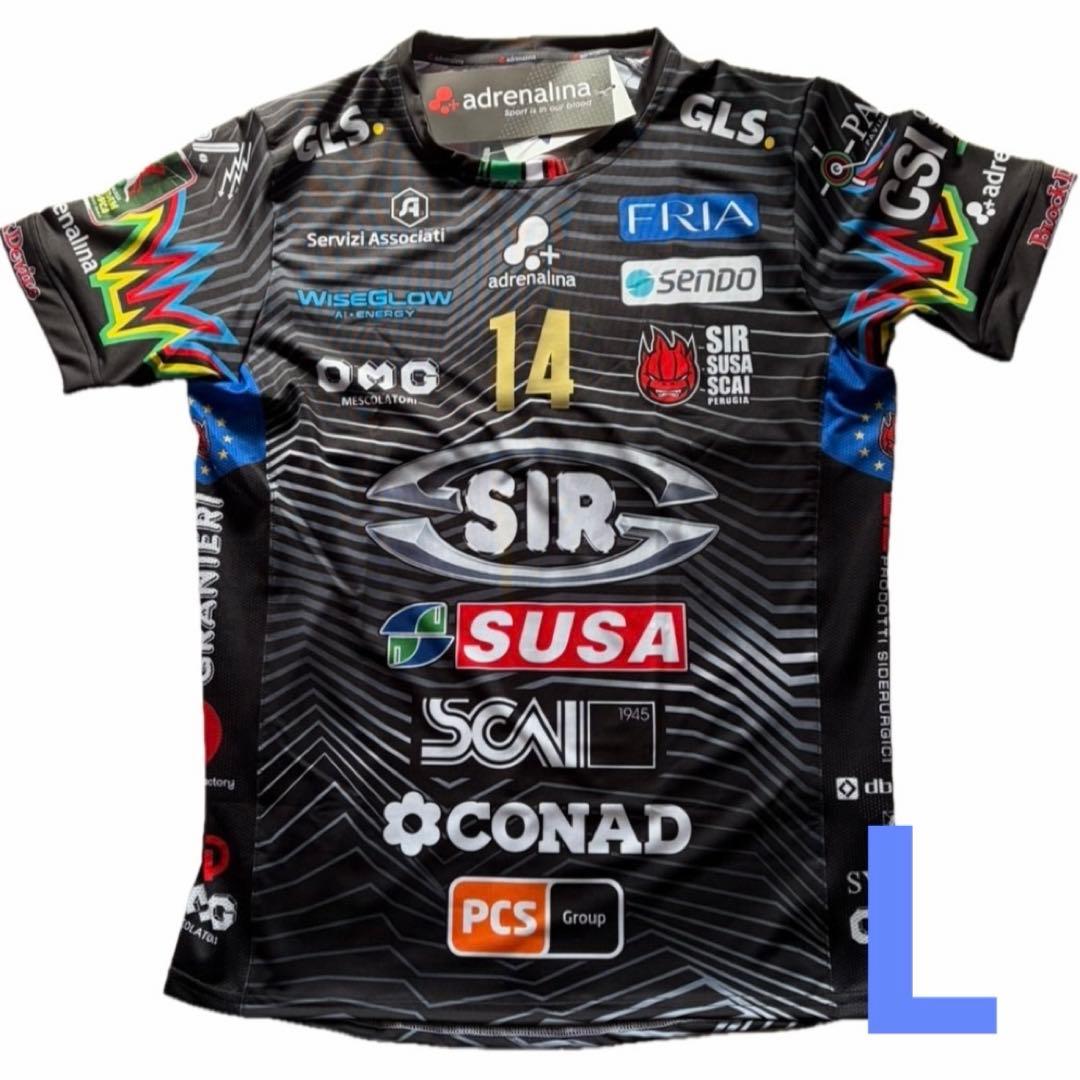 石川祐希　ペルージャ　ユニフォーム　25/26　ホーム（黒）　Lサイズ