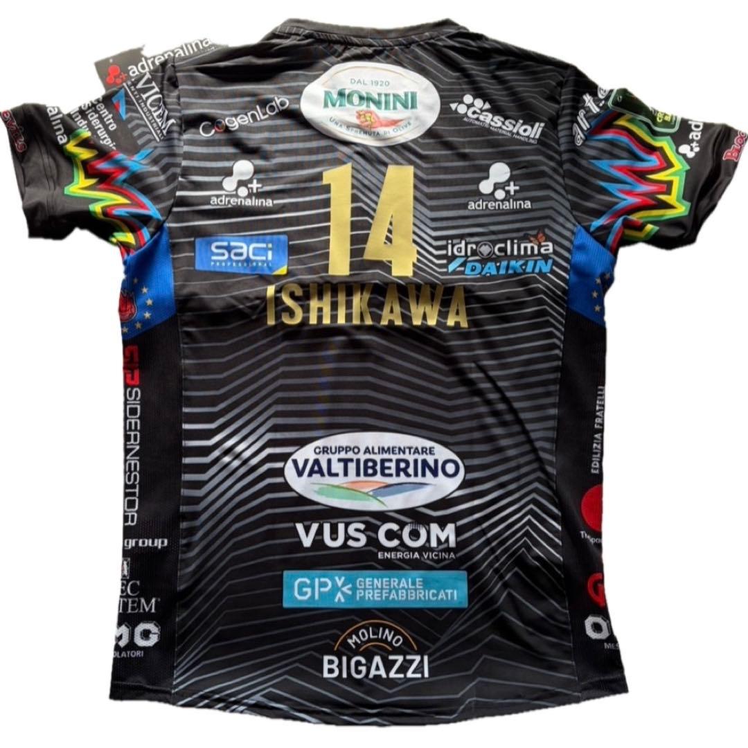 石川祐希　ペルージャ　ユニフォーム　25/26　ホーム（黒）　Lサイズ