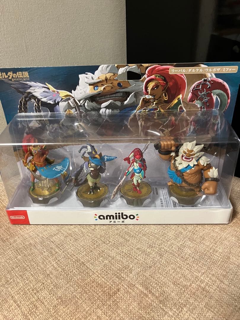 amiibo ゼルダの伝説 ブレス オブ ザ ワイルド 四人の英傑セット