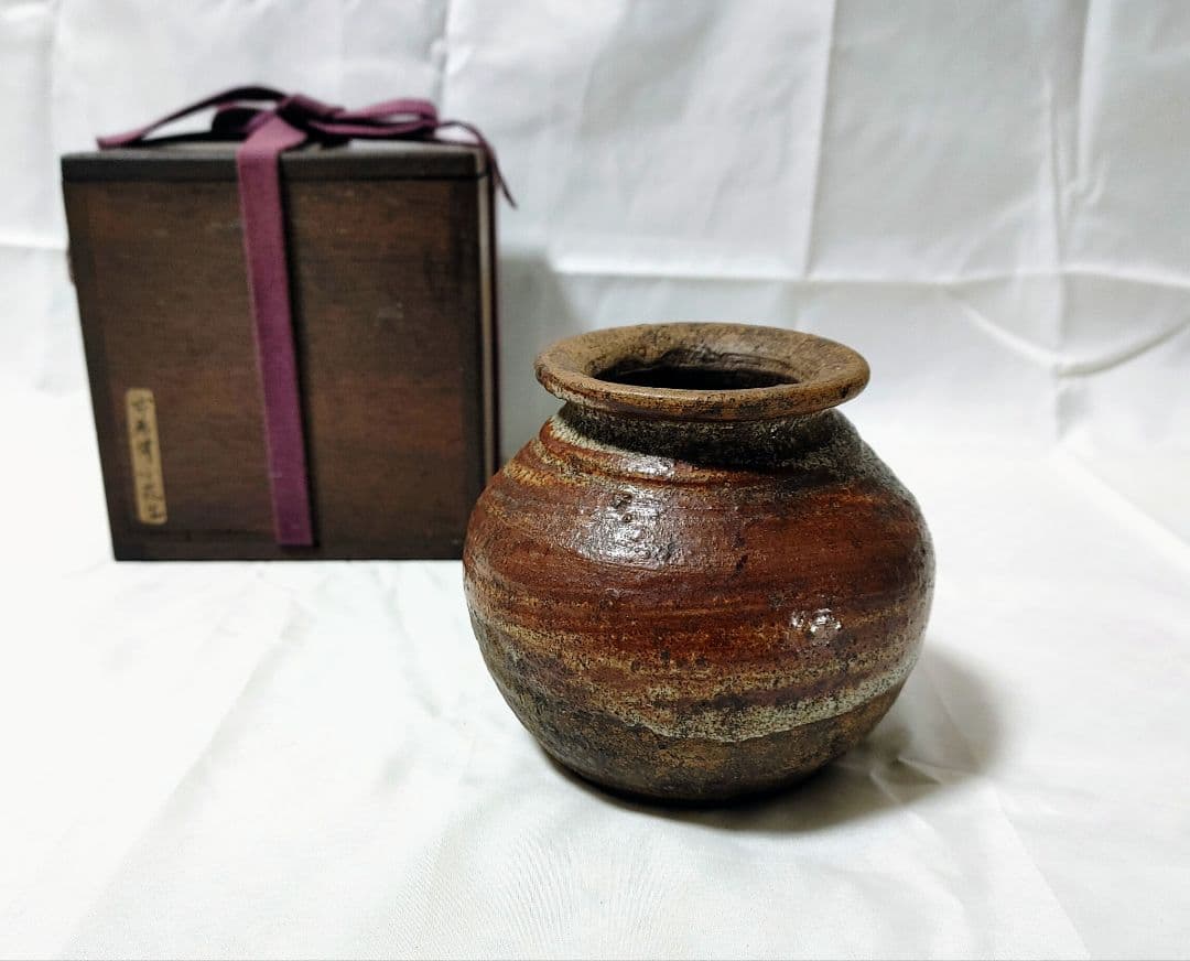 古唐津　蹲花生