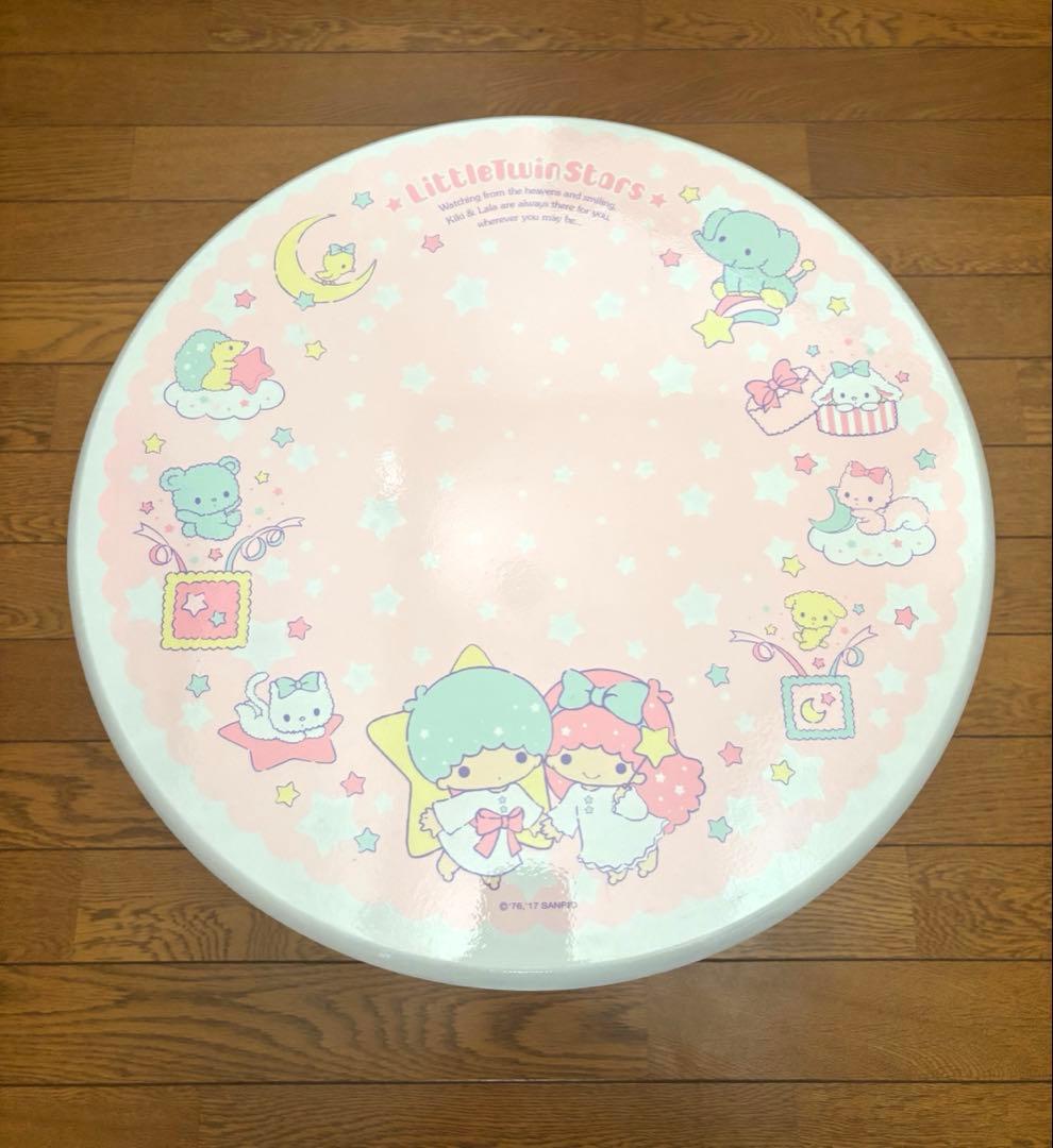 リトルツインスターズ 丸型テーブル キキララ