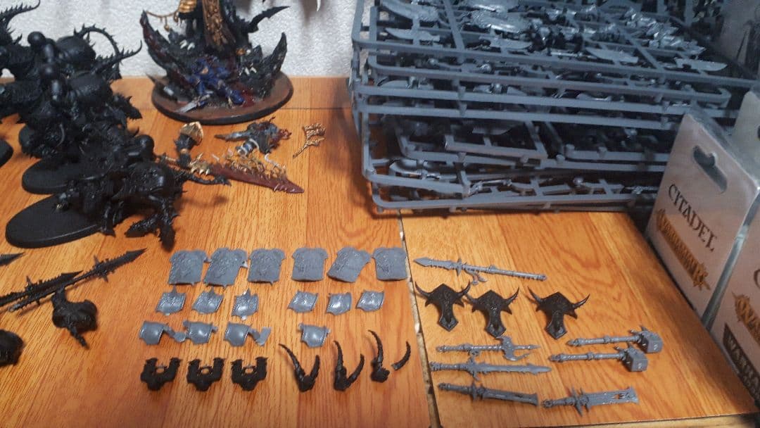 warhammer slave to darkness set 未組有 ジャンク