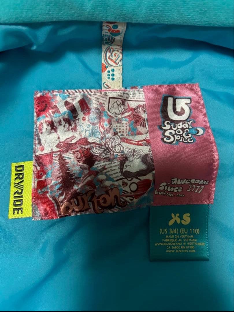 BURTON 子供用スキーウェア 110cm