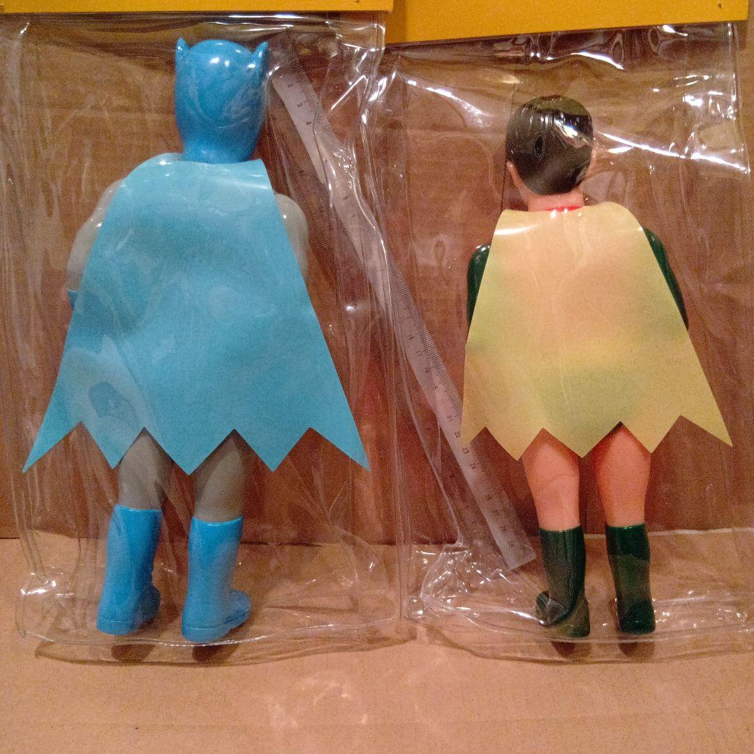 新品　バットマン29cm　ロビン26cm スタンダードソフビ　パチ　フライマン