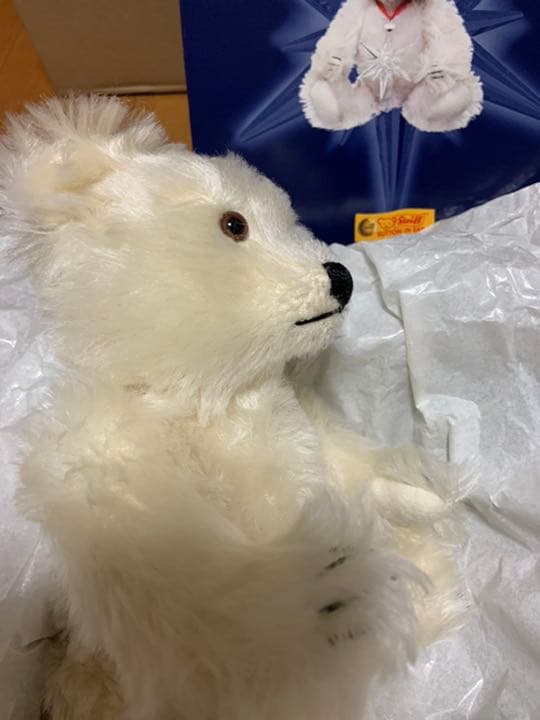 【新品・未使用】シュタイフ　スワロフスキー　クリスタルベア 2005