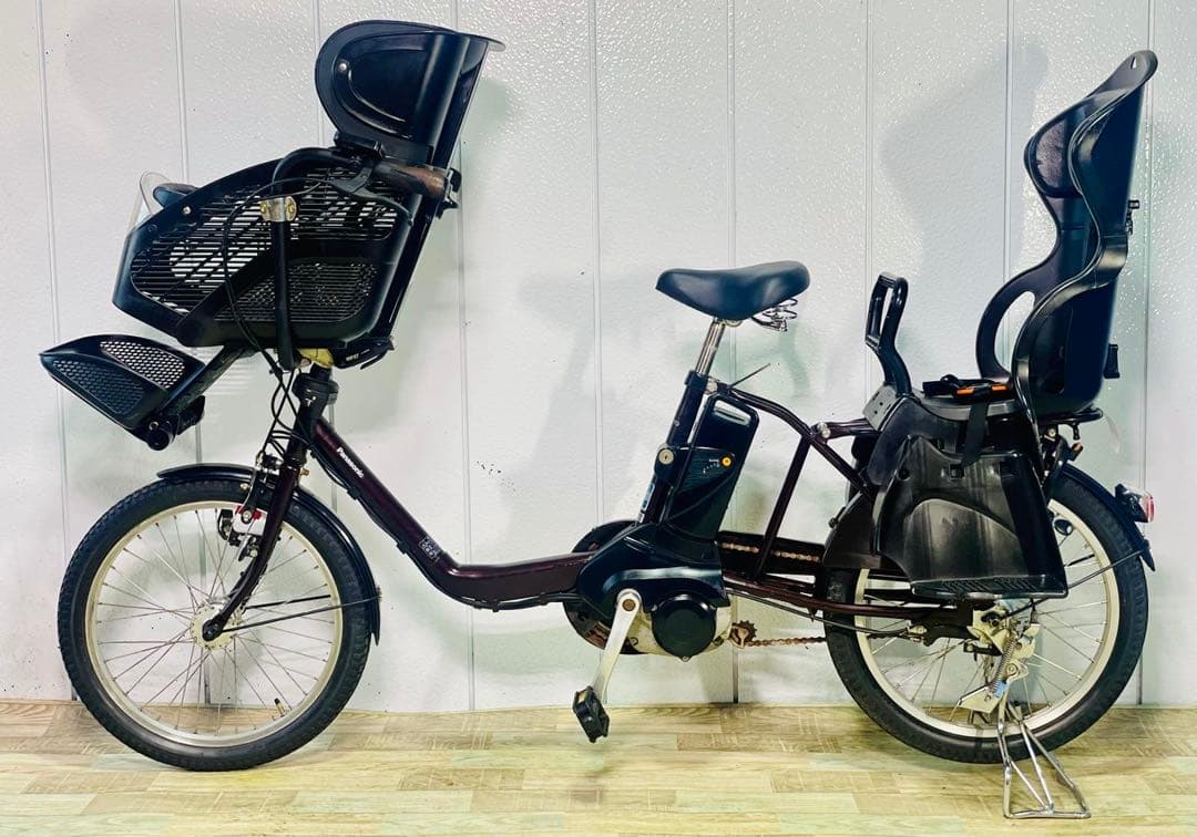 2991パナソニック8,アンペア　3人乗り対応子供乗せ　電動アシスト自転車