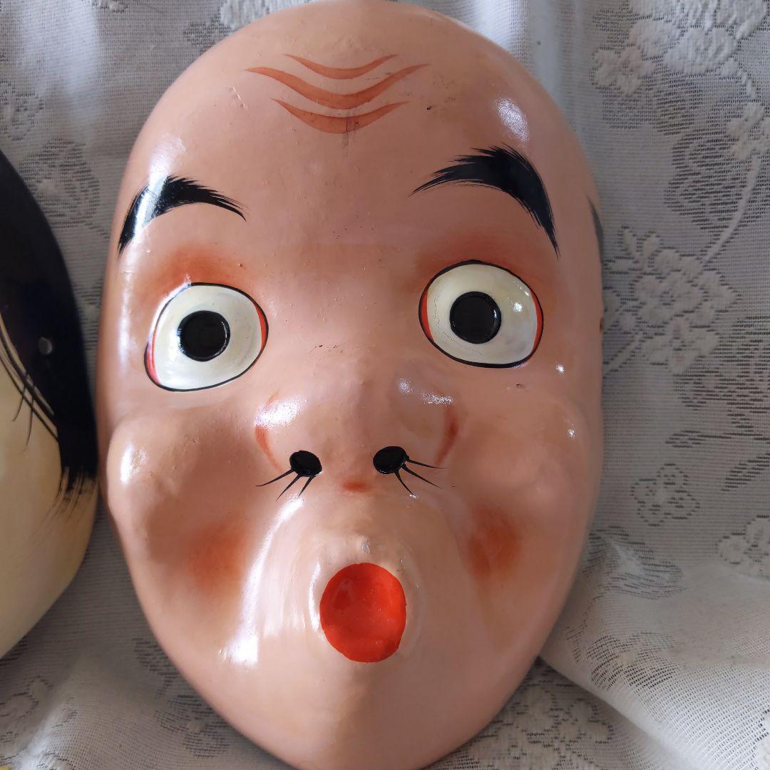 日本舞踊くわえ面おかめひょっとこ