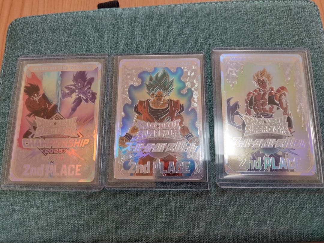 ドラゴンボールカード 大会準優勝賞状3枚セット 2nd PLACE