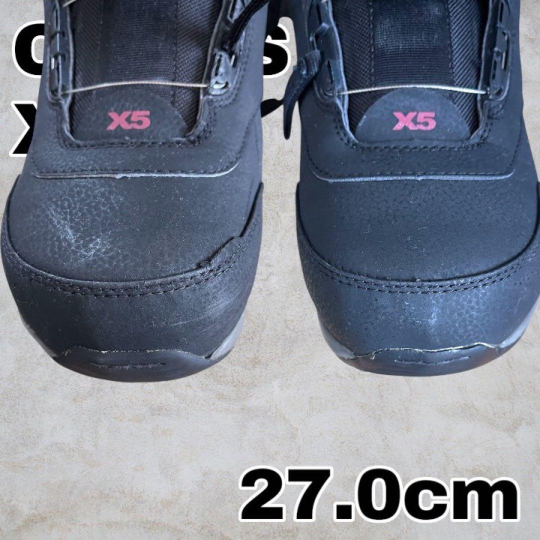 X5 crossfive 現Fluxスノーボードブーツ　27.0cm