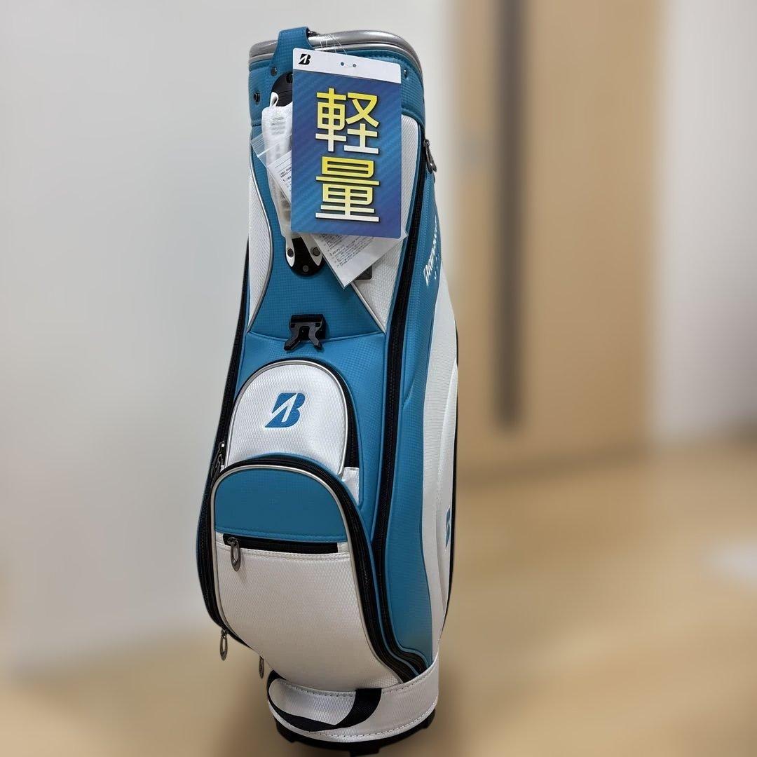 ブリヂストン　キャディーバッグ　ターコイズ