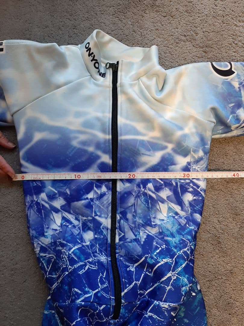 ONYONE スキーウェア ワンピース　Sサイズ　青色 グラデーション