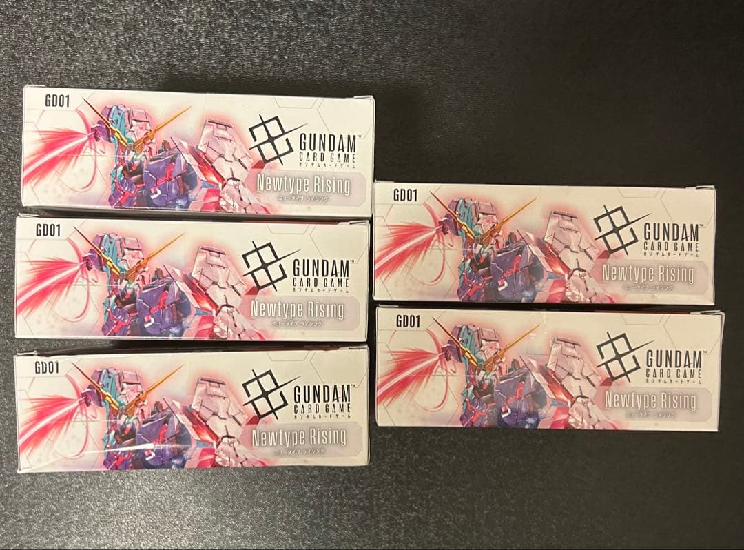 ［新品・未開封］ガンダムカード　ベータ版×1箱　NewtypeRising×5箱