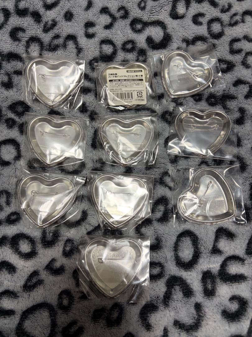 刀剣乱舞 とうらぶ 鶴丸国永 鶴丸 ハート缶バッジ