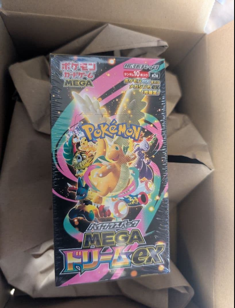 ポケモンカード　メガドリームex　１BOX　未開封　シュリンク付き メガドリ