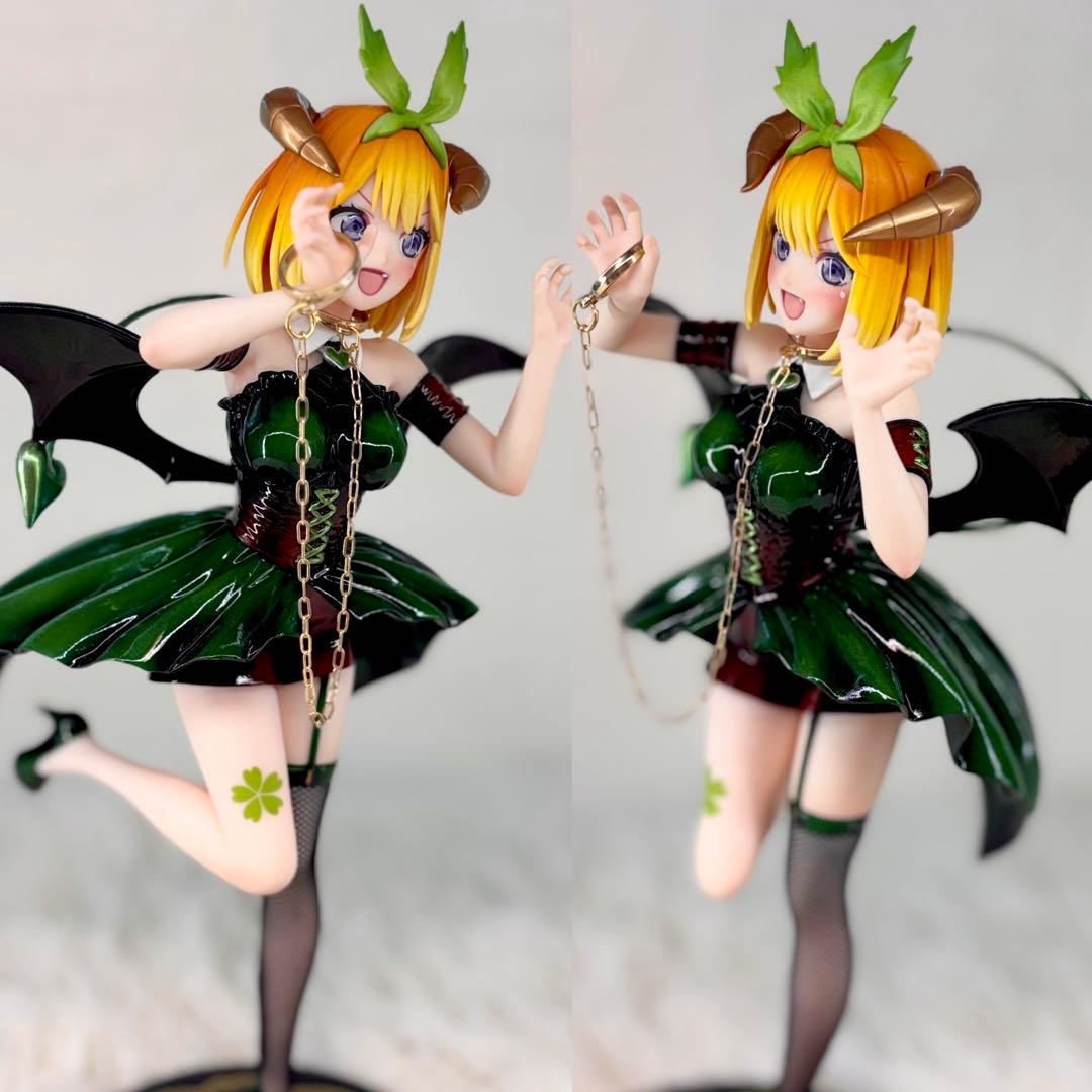 ぐ*す様 五等分の花嫁　中野四葉　フィギュア　リペイント　小悪魔ver ゴールド