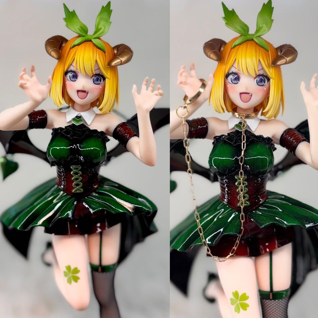 ぐ*す様 五等分の花嫁　中野四葉　フィギュア　リペイント　小悪魔ver ゴールド