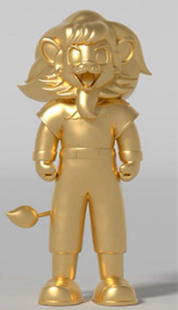 埼玉西武ライオンズ　75周年　レオフィギュア　ゴールデン