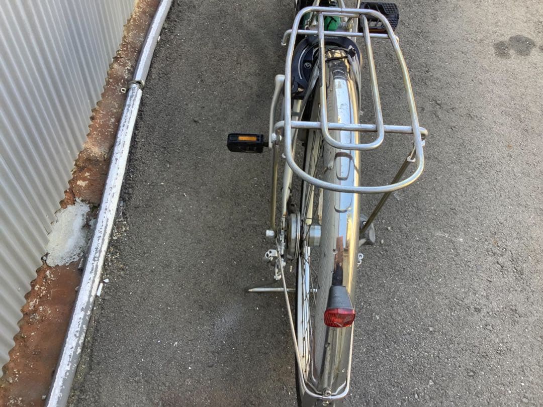 パナソニック新機種電動アシスト自転車vivi TX26インチシルバーボディー