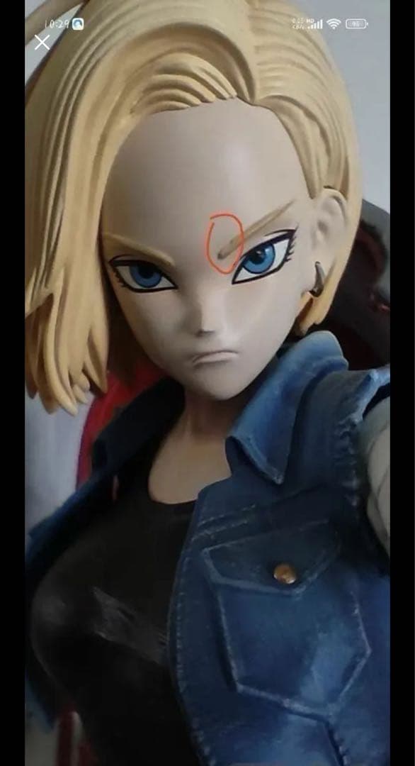 ドラゴンボール　18号人造人　フィギュア 1/6スケール 塗装済み完成品