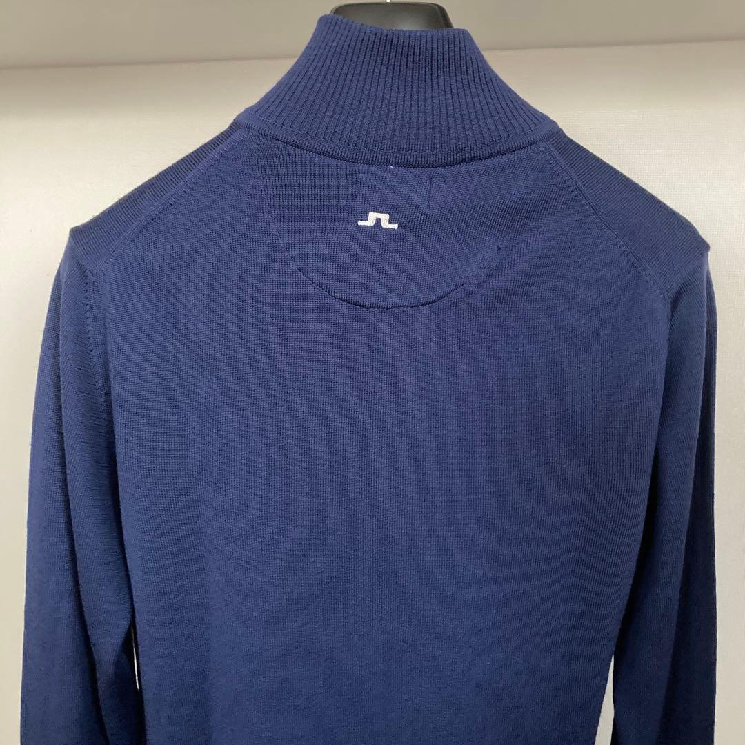 【新品】J.LINDEBERG ゴルフセーターハーフジップアップM(46) 秋冬