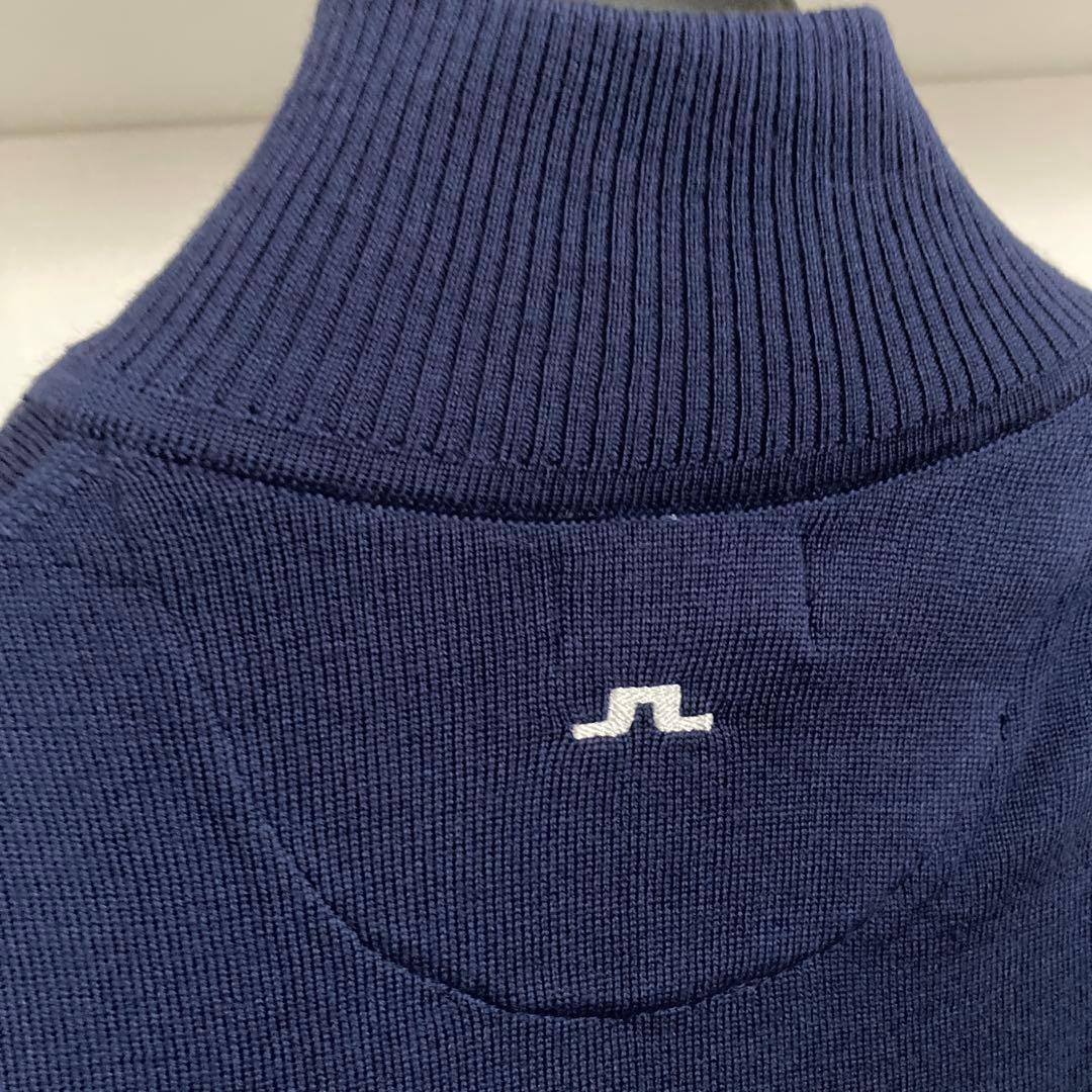 【新品】J.LINDEBERG ゴルフセーターハーフジップアップM(46) 秋冬