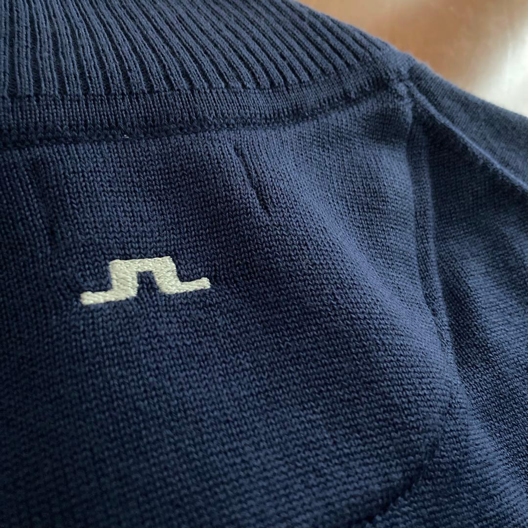 【新品】J.LINDEBERG ゴルフセーターハーフジップアップM(46) 秋冬