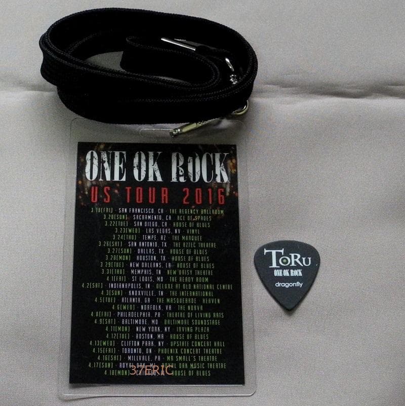 ONE OK ROCK ワンオクロック TORU VIPパス ギターピック