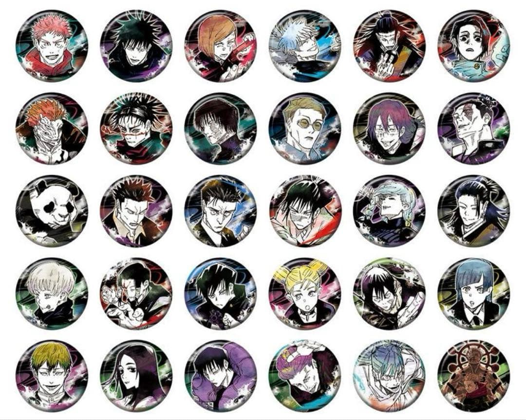 呪術廻戦展 コレクション缶バッジ 全30種セット 1BOX