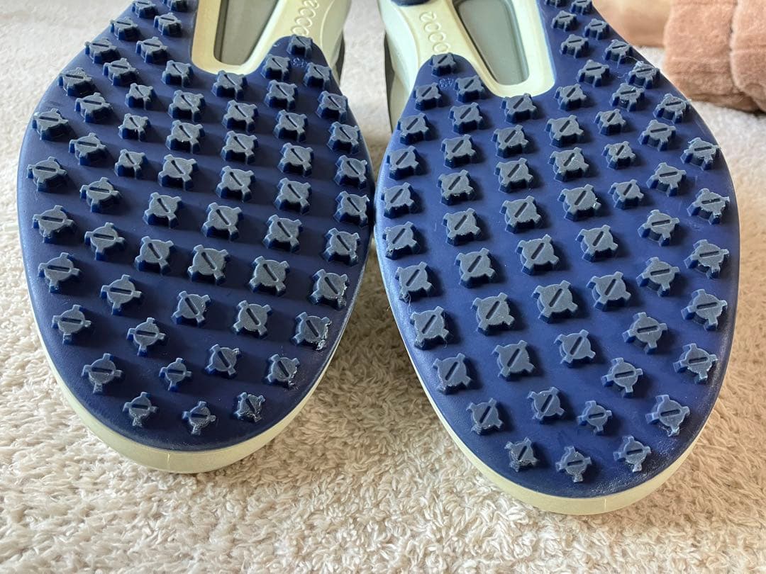 ECCO CORE レザーゴルフシューズ スパイクレス EU43