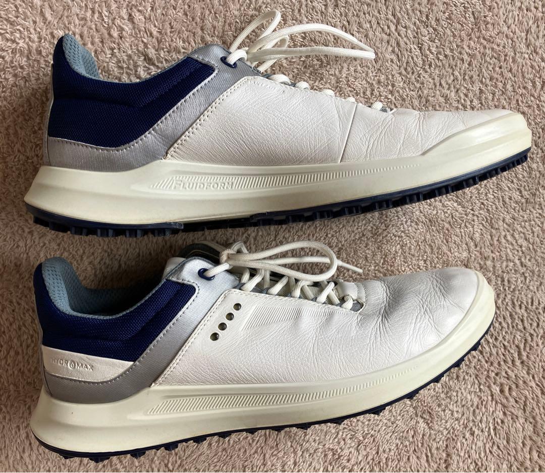 ECCO CORE レザーゴルフシューズ スパイクレス EU43