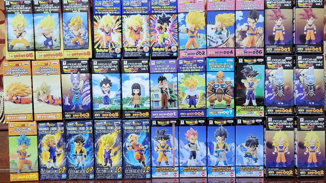 ドラゴンボール ワーコレ フィギュア 悟空 ベジータ ブロリー 全３３個 ⑦