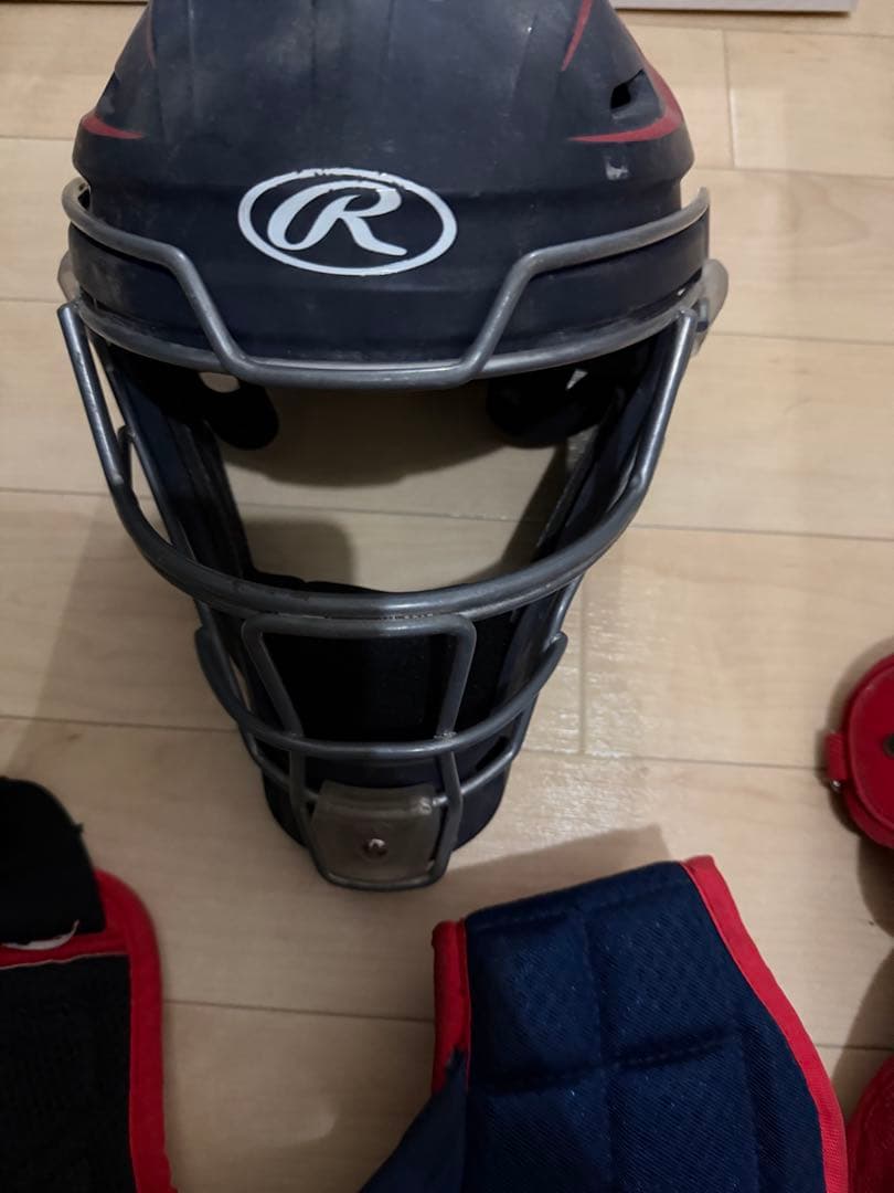 ローリングスキャッチャー防具ホッケー型マスクプロテクター レガーズ(硬式)